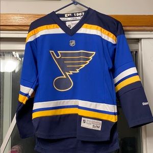 Reebok Youth Long Sleeve St. Louis Blues Jersey